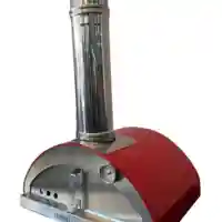 טאבון גז אדום NONNO LILLO RED – טאבון איטלקי מקצועי עם אבן Lava Stone
