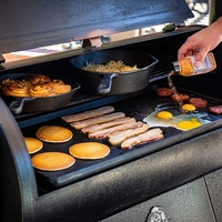 Cast Iron Griddle Pitboss פלנצ'ה לגריל 51*20.5 ס