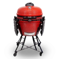 Kamado XL K24 Red/black - מעשנת קמאדו