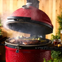 🔥 Kamado Joe Big Joe II – גריל קמאדו קרמי 24 אינץ' עם Air Lift™, Kontrol Tower® ו־Divide & Conquer®