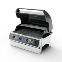 גריל גז בנוי Beefmaster Classic 4 Built-In | 4 מבערים למטבח חוץ
