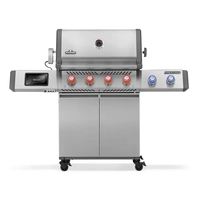 גריל גז Napoleon Prestige PRO 500 Smart Technology IL נירוסטה | Connected | SIZZLE ZONE® | רוטיסרי כלול