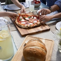 ALFA MODERNO 2 Pizze צהוב – טאבון גז איטלקי לשתי פיצות | עד 500°C