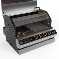 גריל גז Built-In טורבו עלית 5 | Ziegler & Brown Turbo Elite 5 BI עם 5 מבערי אינפרא אדום
