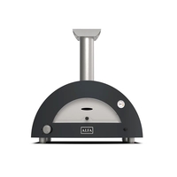 ALFA MODERNO 2 Pizze אפור – טאבון גז איטלקי לשתי פיצות | עד 500°C