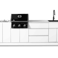 גריל גז Napoleon Rogue 425 IL שחור + ערכת Built-In מקורית – 3 מבערים