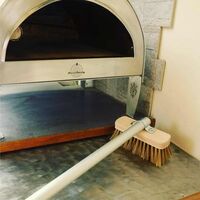 Brass Brush For Pizza Oven מברשת לטאבון