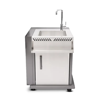 ROGUE MODULAR KITCHEN NAPOLEON – מטבח חוץ מודולרי מנירוסטה | גריל Rogue PRO-S 425 + יחידת מקרר + יחידת כיור