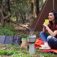 EnkiStove WILD+ – כירת שטח חכמה על ביו-מסה ללא עשן עם טכנולוגיית TPS
