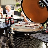Kamado XL K24 Red/black - מעשנת קמאדו