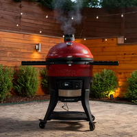 🔥 Kamado Joe Big Joe Konnected Joe – גריל קמאדו קרמי דיגיטלי 24 אינץ' עם הצתה אוטומטית, Wi-Fi ואפליקציה