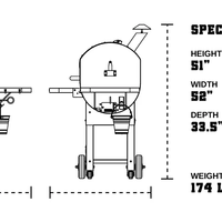🔥 Green Mountain Grills LEDGE PRIME 2.0 – מעשנת פלט חכמה עם Wi-Fi, שני פרובים ו־AshVac