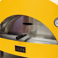 ALFA MODERNO 2 Pizze צהוב – טאבון גז איטלקי לשתי פיצות | עד 500°C