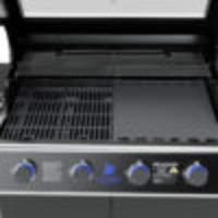 גריל גז Beefmaster Classic 4 עם עגלה וכירת צד | 4 מבערים