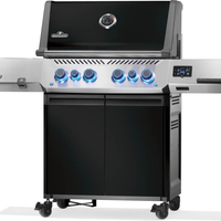 גריל גז Napoleon Prestige 500 Connected RSIB IL שחור | WiFi + Bluetooth | 4 מבערים | SIZZLE ZONE