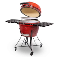Kamado XL K24 Red/black - מעשנת קמאדו