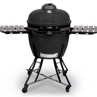Kamado XL K24 Red/black - מעשנת קמאדו