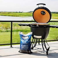 Kamado XL K24 Red/black - מעשנת קמאדו