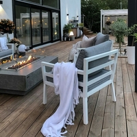שולחן אש Hampton – שולחן גז יוקרתי לגינה ולמטבח חוץ