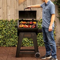 PIT BOSS Lexington Charcoal – מעשנת וגריל פחמים מקצועי
