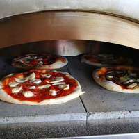 טאבון גז PIZZAIOLO – טאבון איטלקי מקצועי עם אבן Lava Stone ותא אפייה גדול