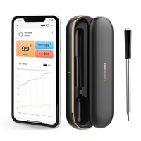 מדחום אלחוטי Bluetooth INKBIRD INT-11PB – מד חום חכם לבשר, גריל ומעשנה