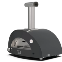 ALFA MODERNO 2 Pizze אפור – טאבון גז איטלקי לשתי פיצות | עד 500°C