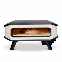 COZZE טאבון חשמלי 17 אינץ' – עד 450°C עם אבן אפייה ומד חום דיגיטלי