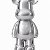 דובי מקרמיקה דקורטיבי מודרני לבית | עיצוב יוקרתי לבן פנינה