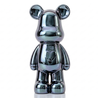 דובי מקרמיקה דקורטיבי מודרני לבית | עיצוב יוקרתי לבן פנינה