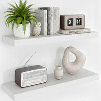 מדף צף מלבני במגוון צבעים | התקנה נסתרת | חזק מאוד ואיכותי