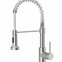 ברז מטבח נשלף דגם נאפולי | אחריות 5 שנים | 2 מצבי זרימה | אספקה מהירה