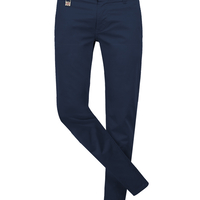 מכנסיים Skinny Cotton/Stretch- נייבי