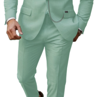 חליפה  SUPER SLIM FIT - אפור כהה