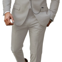חליפת חתן SUPER SLIM FIT - אפור בהיר
