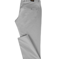 מכנסיים Skinny Cotton/Stretch- אפור בהיר