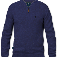 סריג 1/2 רוכסן Cashmere שחור