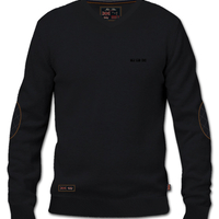 סריג V-Neck Cashmere אפור בהיר