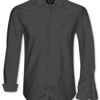 חולצת כפתורים Slim Fit Lycra - וורוד