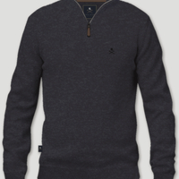 סריג 1/2 רוכסן Cashmere בורדו