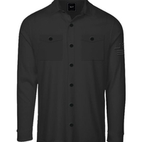 סווטשרט (OVERSHIRT (Velvet Lining- ירוק אוליב