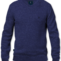 סריג V-Neck Cashmere בורדו