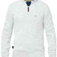 סריג 1/2 רוכסן Cashmere בורדו