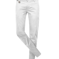 מכנסיים Skinny Cotton/Stretch- לבן