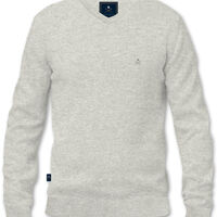 סריג V-Neck Cashmere בורדו