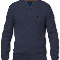 סריג 1/2 רוכסן Cashmere בורדו