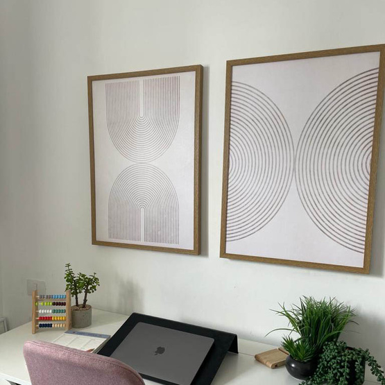 זוג תמונות קנבס או זכוכית דגם 1128