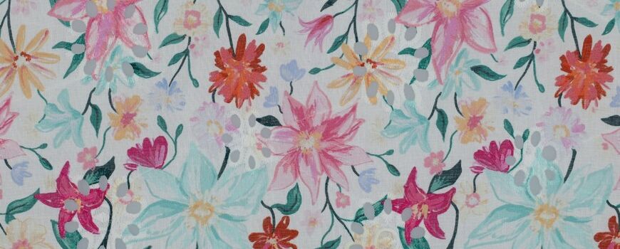 אריג כותנה תחרה