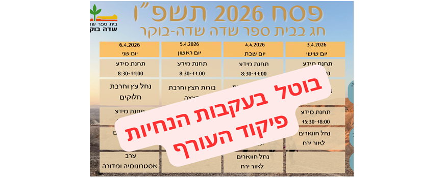 פסח תשפ