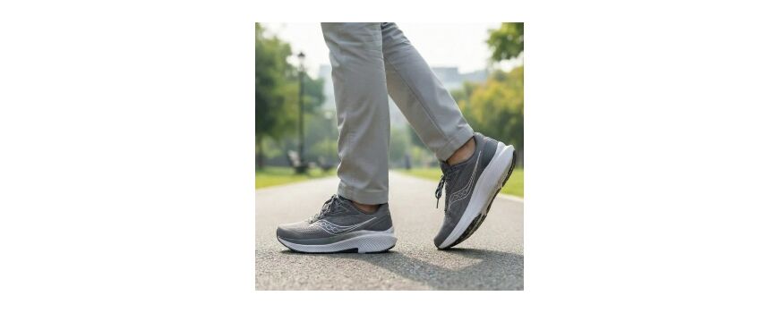 נעלי ספורט אורטופדיות לגברים להליכה וריצה
